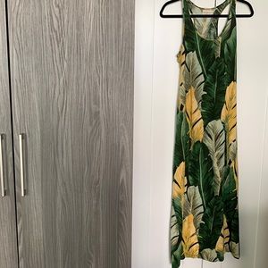 Ralph Lauren Leaves 🍃 Tank Maxi Dress